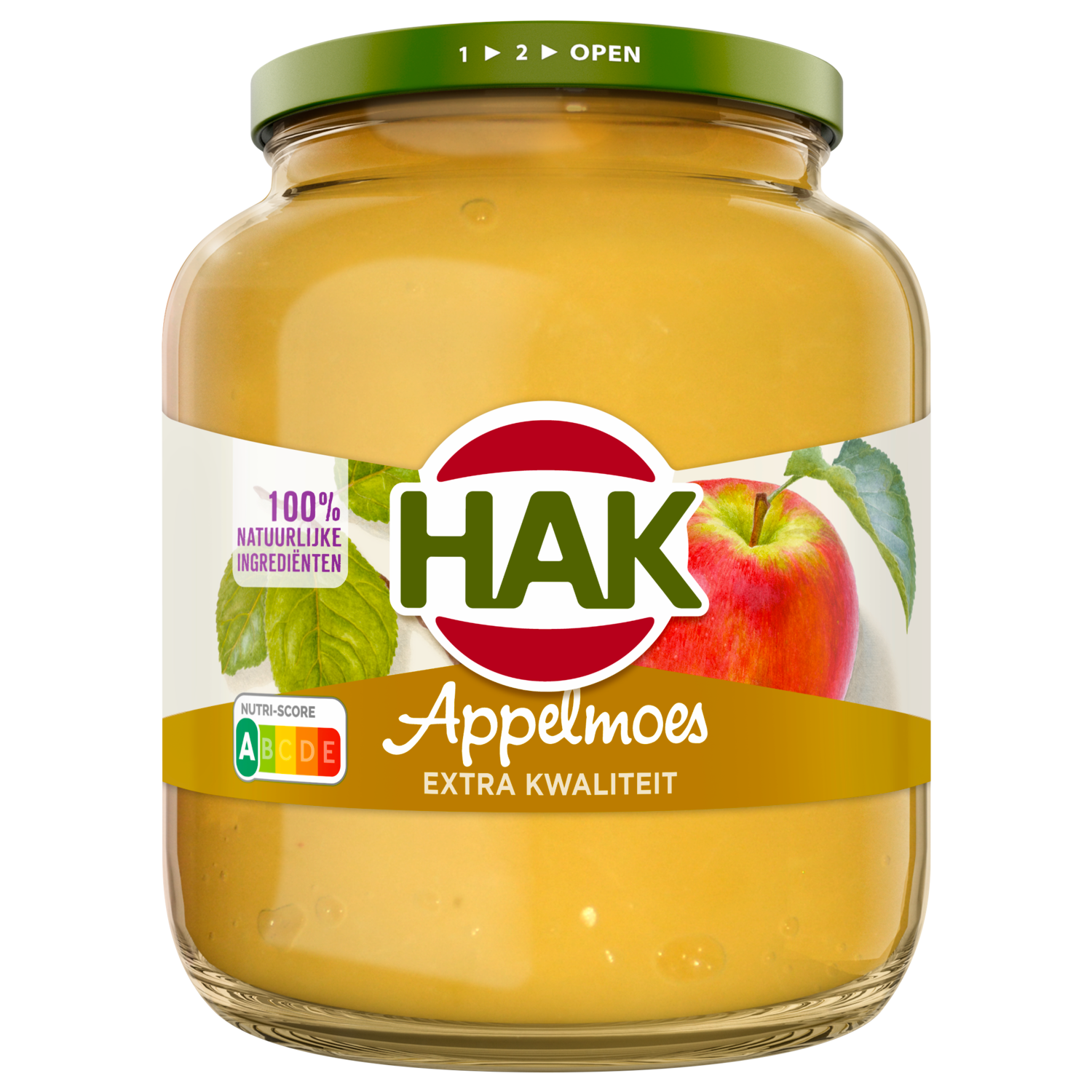 Hak groente of appelmoes Alle varianten (m.u.v. haricots verts). Pot 330 - 370 gram.