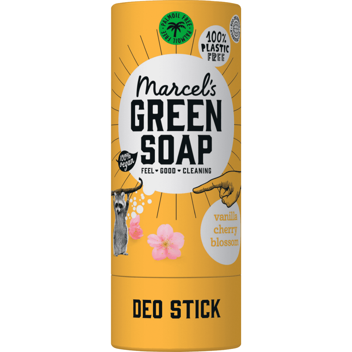 Marcel's Green Soap deodorant Vanilla & Cherry Blossom deodorant stick