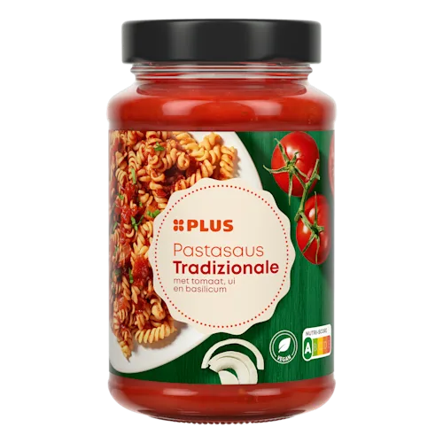 PLUS Pastasaus Alle potten à 295-490 gram